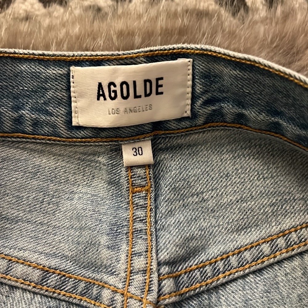 Agolde Riley High Rise Straight Jean - Picture 5 of 6